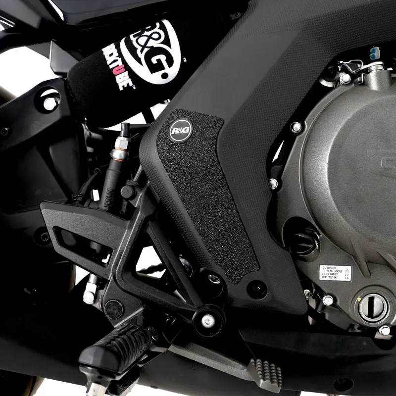 R&G Racing Black Boot Guard Kit For 2019-2024 CF-Moto 650GT EZBG2801BL