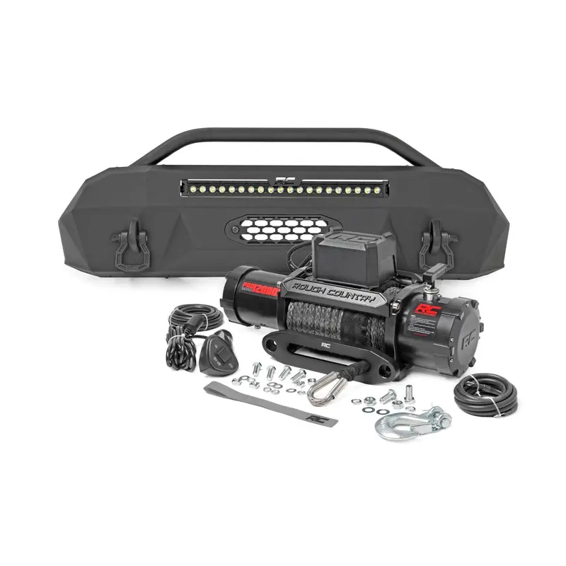 Front Bumper | Hybrid | 20" Blk LED | Toyota Tacoma 4WD (2016-2023) | 10721