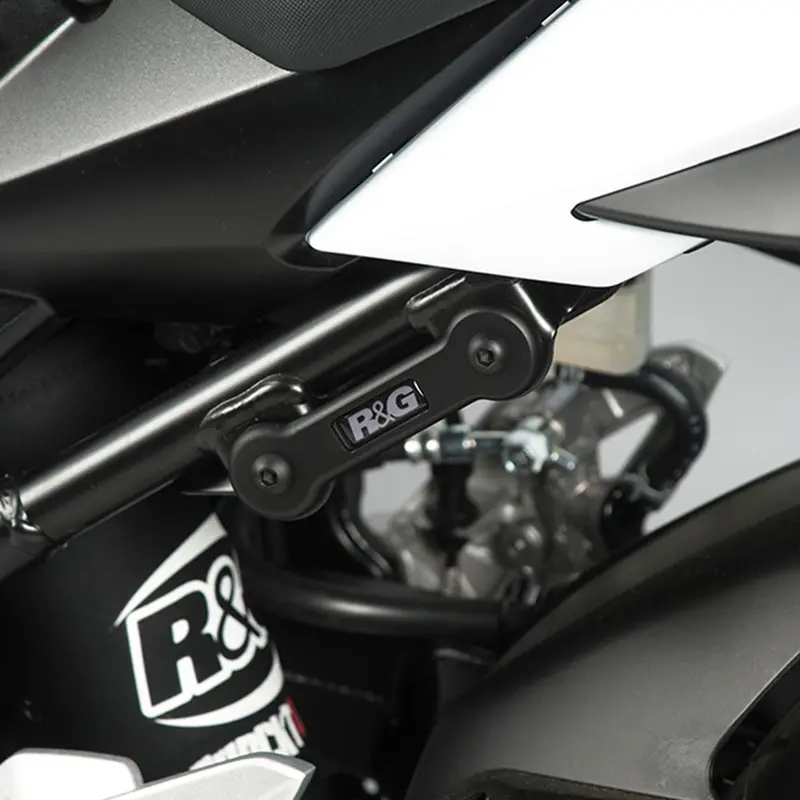 Rear Footrest Plate single Left side Z900RS Silver R&G (BLP0065SI/LHS)