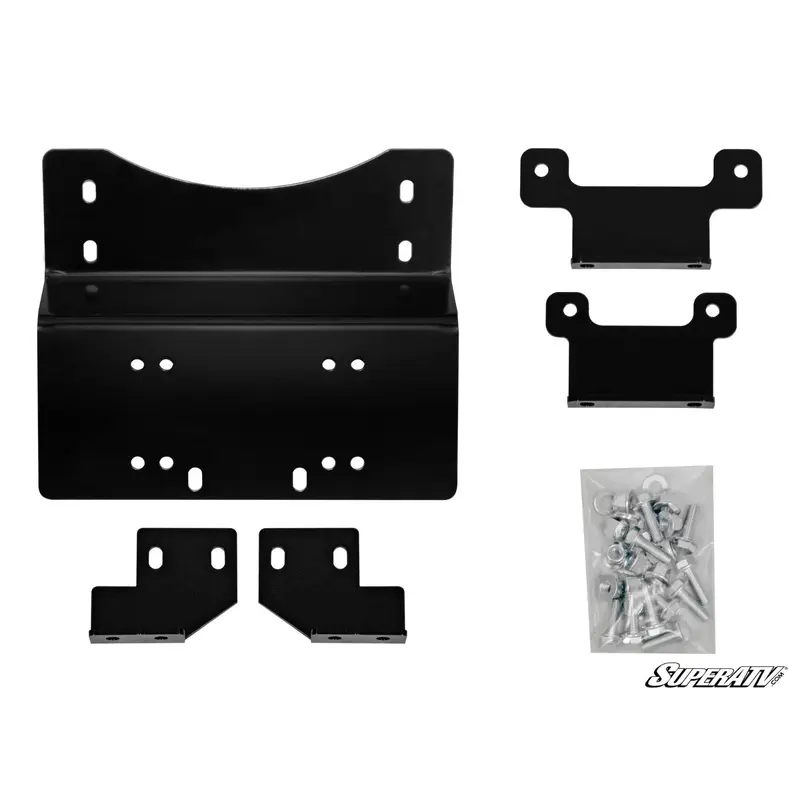 SuperATV Honda Pioneer 700 Winch Mounting Plate