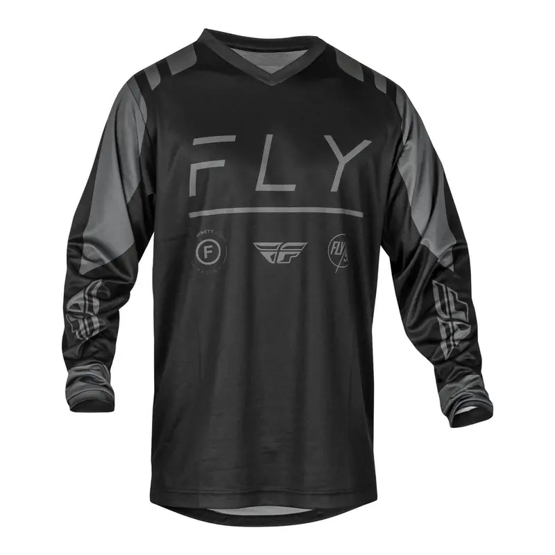FLY Racing F-16 Jersey - Black / Charcoal