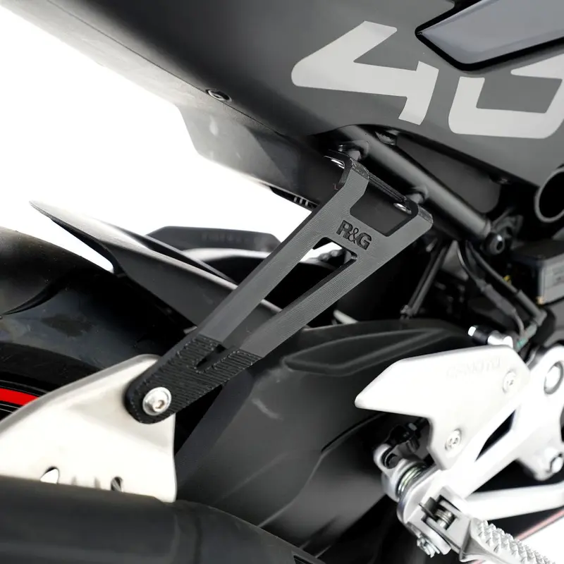 R&G Racing Black Exhaust Hanger & Blanking Plate Kit For 2023-2024 CF-Moto 450SR