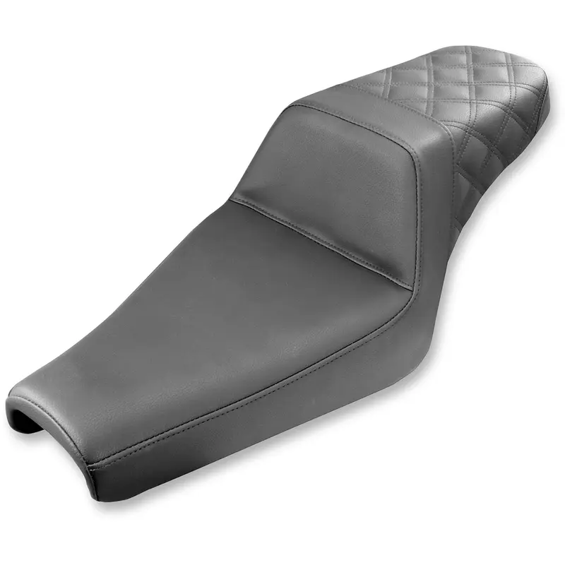 SADDLEMEN Step-Up Seat - Rear Lattice Stitch - Black - XL 807-11-173