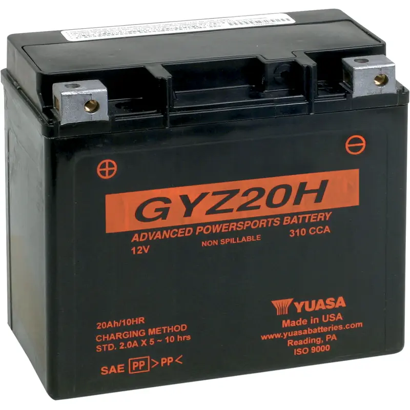 YUASA AGM Battery - GYZ20H YUAM72RGH