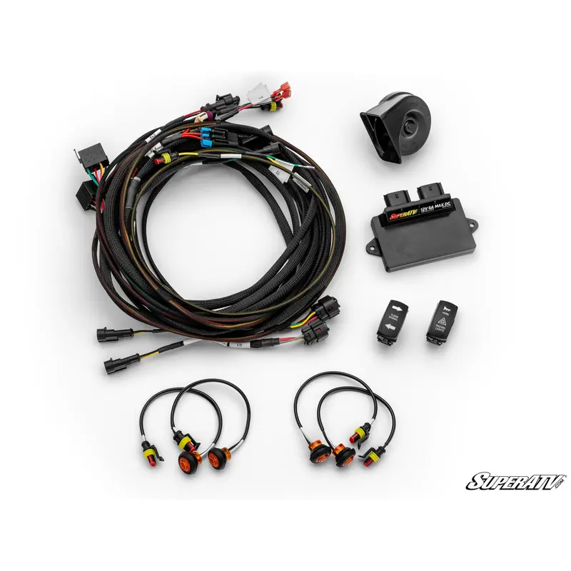SuperATV Polaris RZR Turbo R Deluxe Self-Canceling Turn Signal Kit