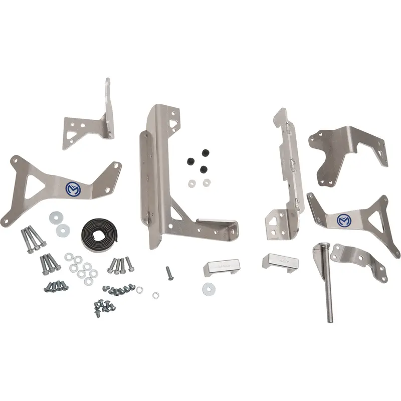 MOOSE RACING Radiator Braces - Silver - Yamaha 11-5019