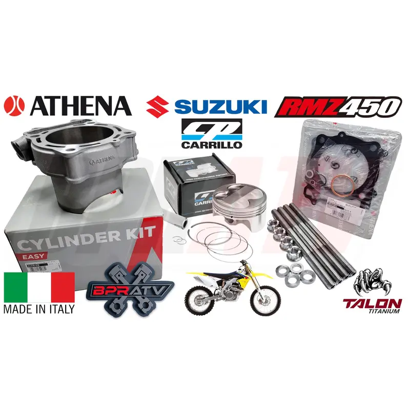 RMZ450 RMZ 450 Athena Big Bore Kit 100mm Cylinder Complete 493cc Top End Rebuild