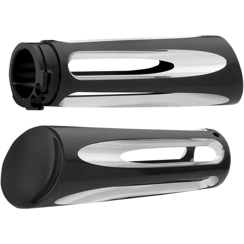 ARLEN NESS Grips - Deep Cut - Billet - Black 07-132