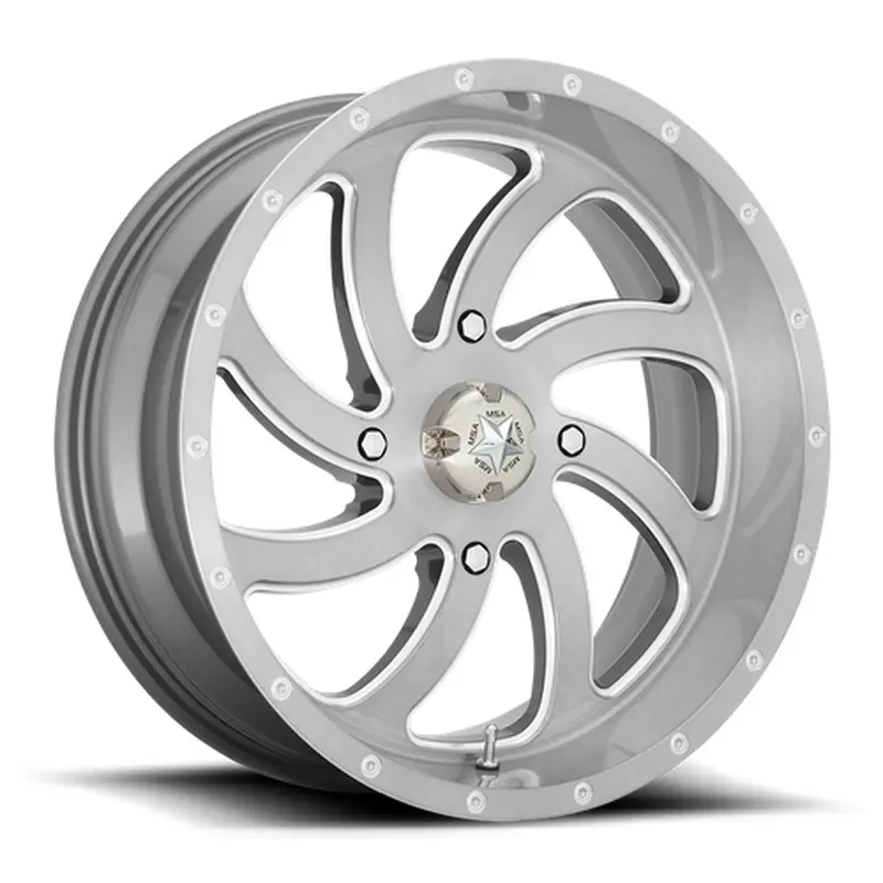 MA36 20X7 4X137 BRUSHED TITANIUM 00MM