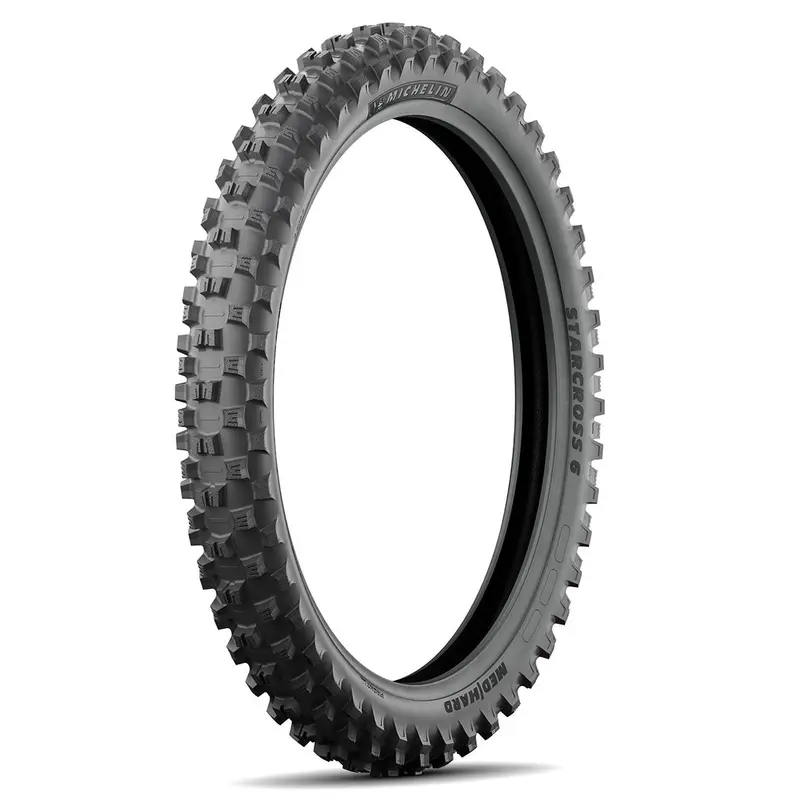 80/100-21 Bias 51M StarCross 6 Med Hard Tyre NHS TT Front Michelin (M2180100SC6MHF)