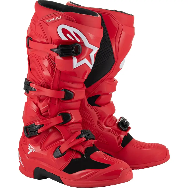 Alpinestars Tech 7 Boots Bright Red - Part #2012025-3010-7