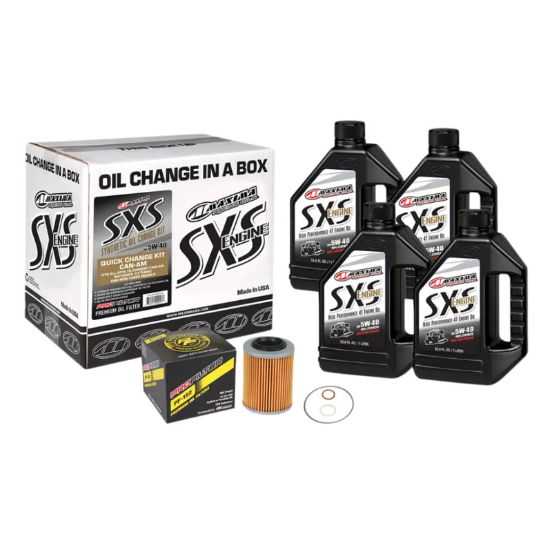 CAN-AM SXS/UTV Synthetic Quick Oil Change Kit - 5W-40