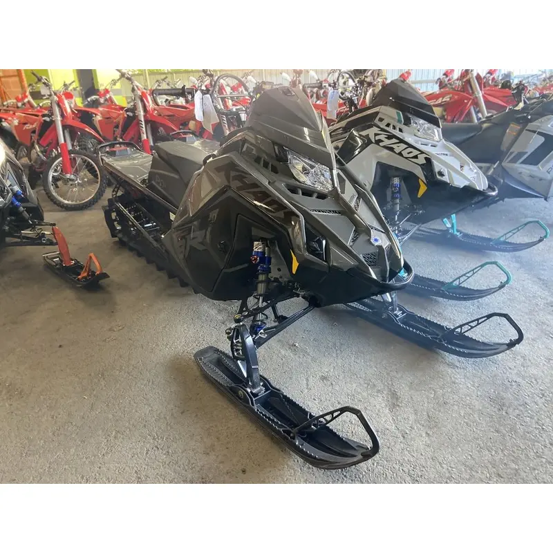 New 2025 Polaris 9R RMK KHAOS 155 Shadow Gray / Gloss Black