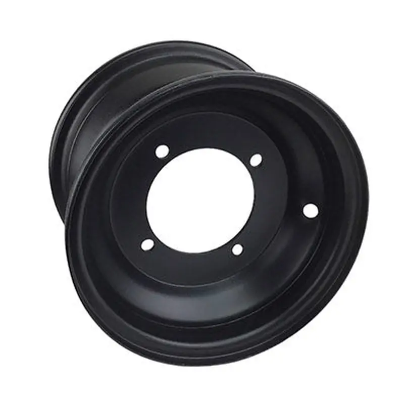 Rim 8.0 x 5.25 Inch - 4/110 - BLACK - Steel - Hammerhead, TrailMaster Go-Kart
