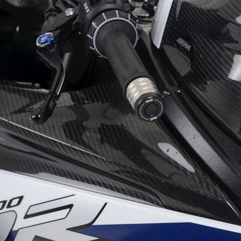 R&G Racing Black Bar End Sliders For 2022-2024 BMW M1000RR