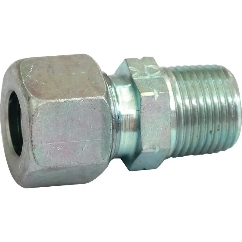 Hydraulic Metal Pipe Stud coupling 12L - M18 x 1.5 | Sparex Part No.S.34313