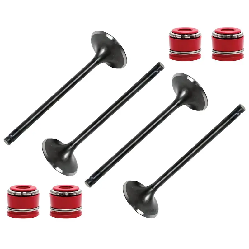 02-08 Honda CRF450R CRF 450R Kibblewhite Head Intake Exhaust Valves & RED SEALS!