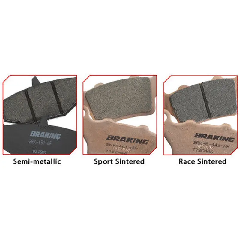 BRAKING BRAKE PAD SET SEMI-METALLIC 715SM1
