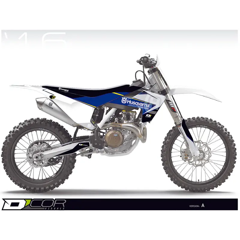 D'COR COMPLETE GRAPHIC KIT WHITE 20-70-400-WH