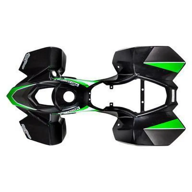 ATV Body Fender Kit - 1 Piece - Black - Tao Tao E2 350 and E2 500 Electric ATV