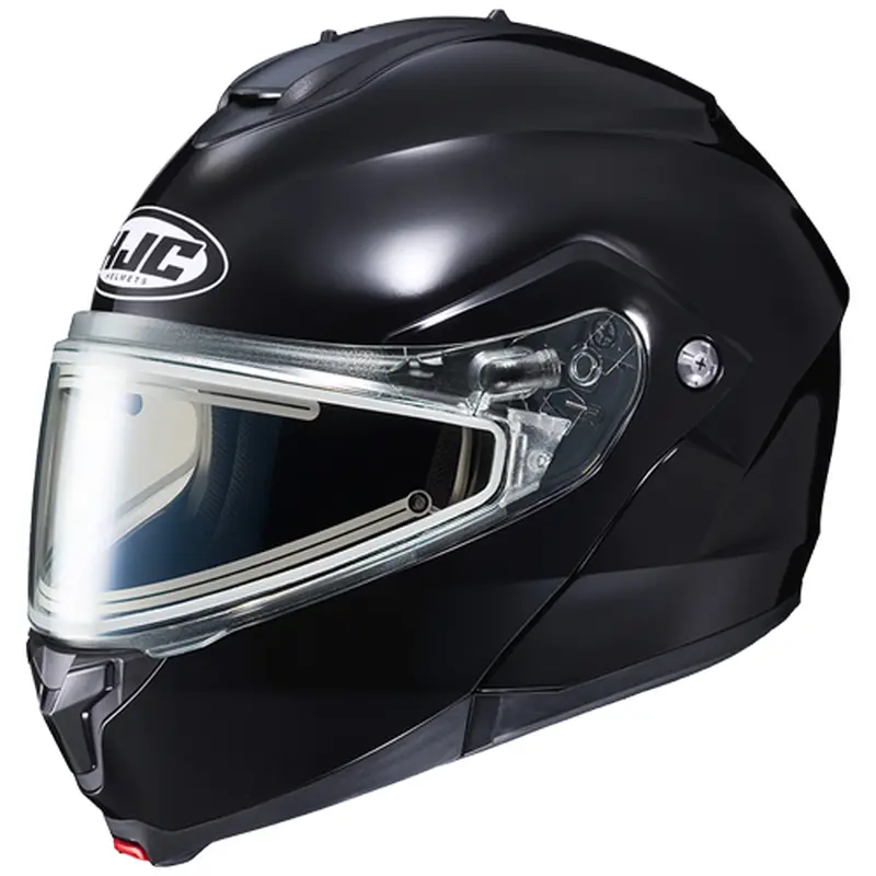 C10 Solid With Dual-Lens Electric Shield Snow Helmet