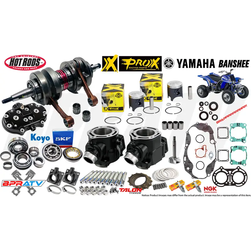 BPRATV Banshee Cylinders ProX Piston Complete Engine Top Bottom End Rebuild Kit