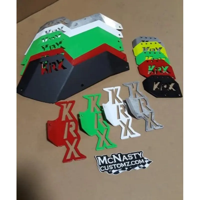 MCNASTY CUSTOMZ 3 pack KRX 1000 belt guard, master guard, and logo