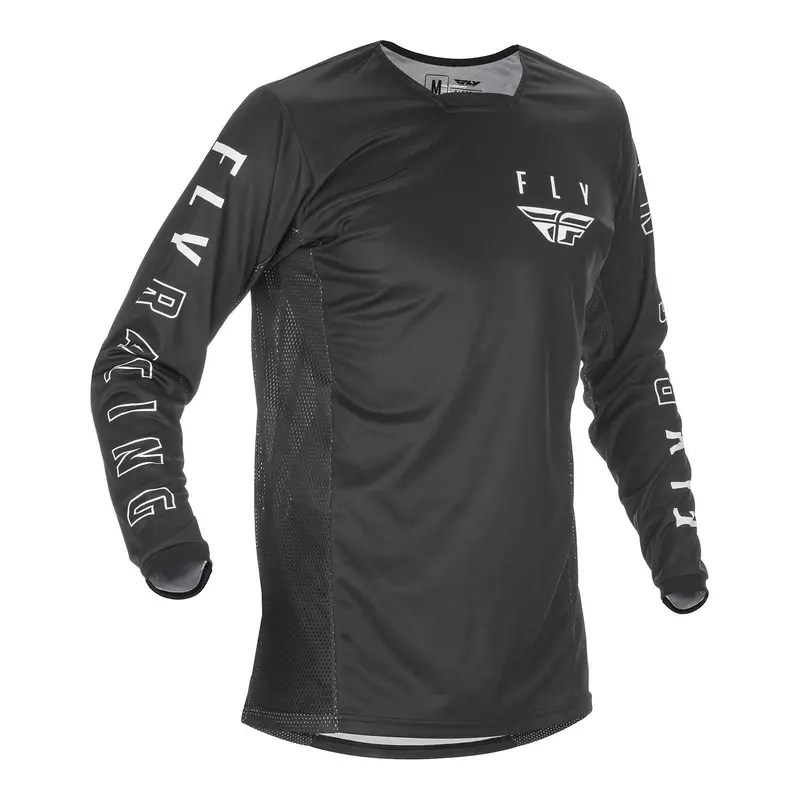 FLY RACING 2021 KINETIC K121 JERSEY BLACK/WHITE