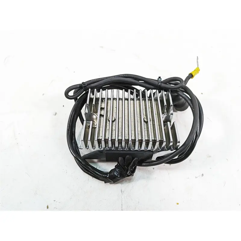 1990 Harley Sportster XLH883 XL883 Chrome Rectifier Voltage Regulator 74523-84A