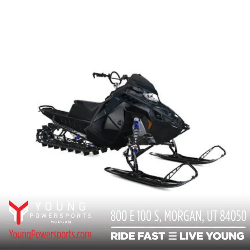 New 2026 Polaris 850 PRO RMK 165 Gloss Black / Blue Dusk