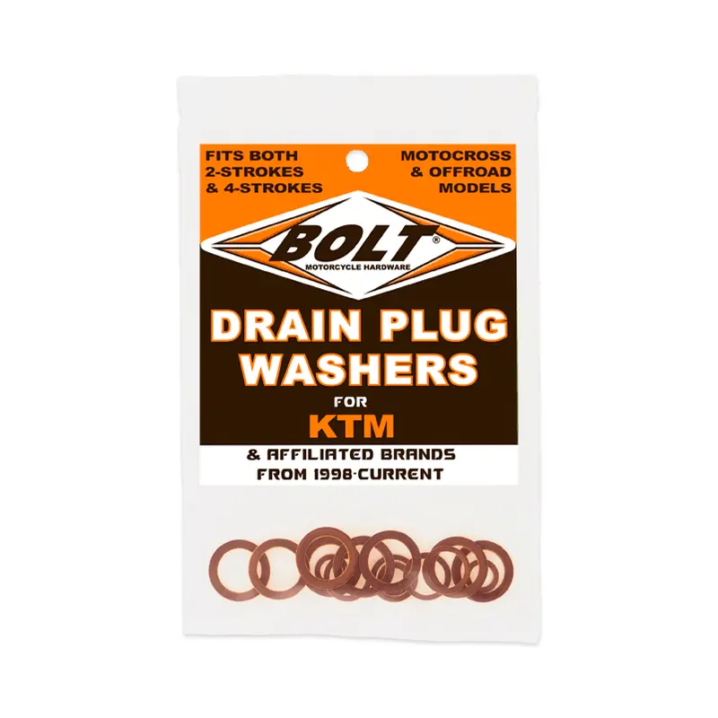 Bolt Drain Plug Washers 2/4 Stroke Models Ktm | DPW.KTM