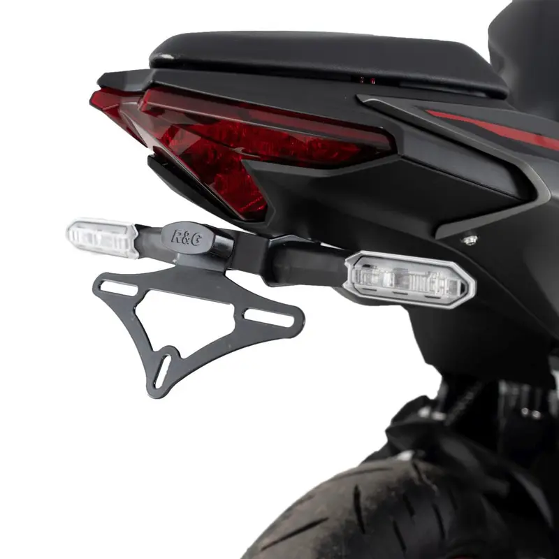 R&G Racing Black Tail Tidy License Plate Holder For 2024-2024 Kawasaki Ninja 500