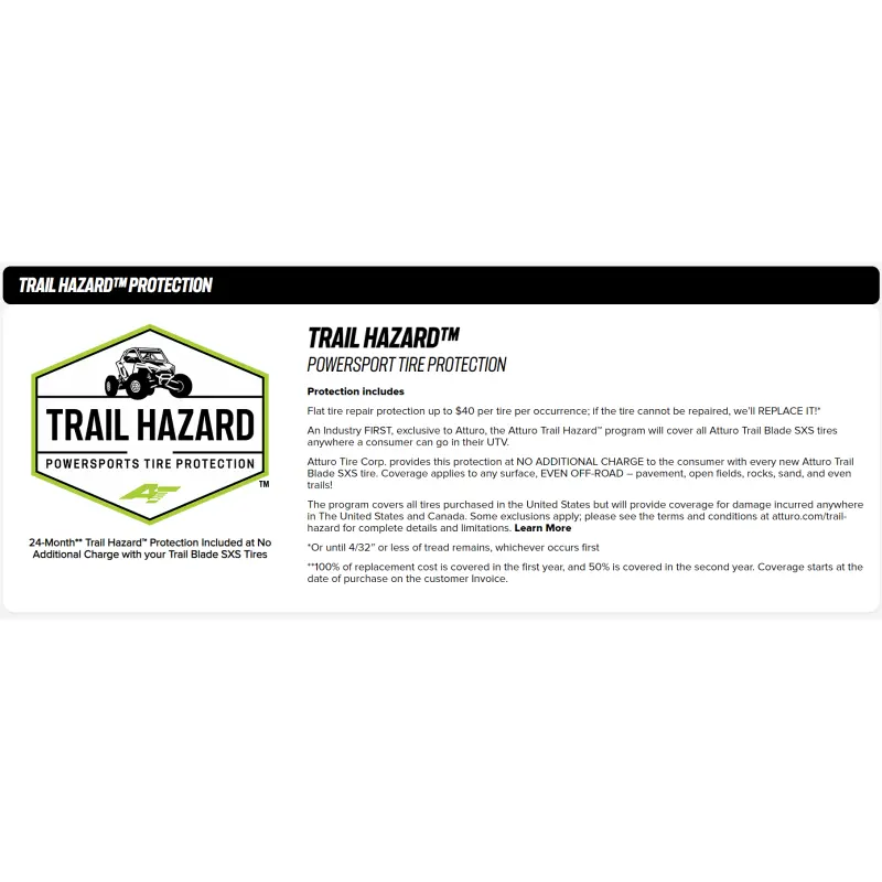 Atturo Trail Blade X/T SxS Tire - 30X10R14 74N