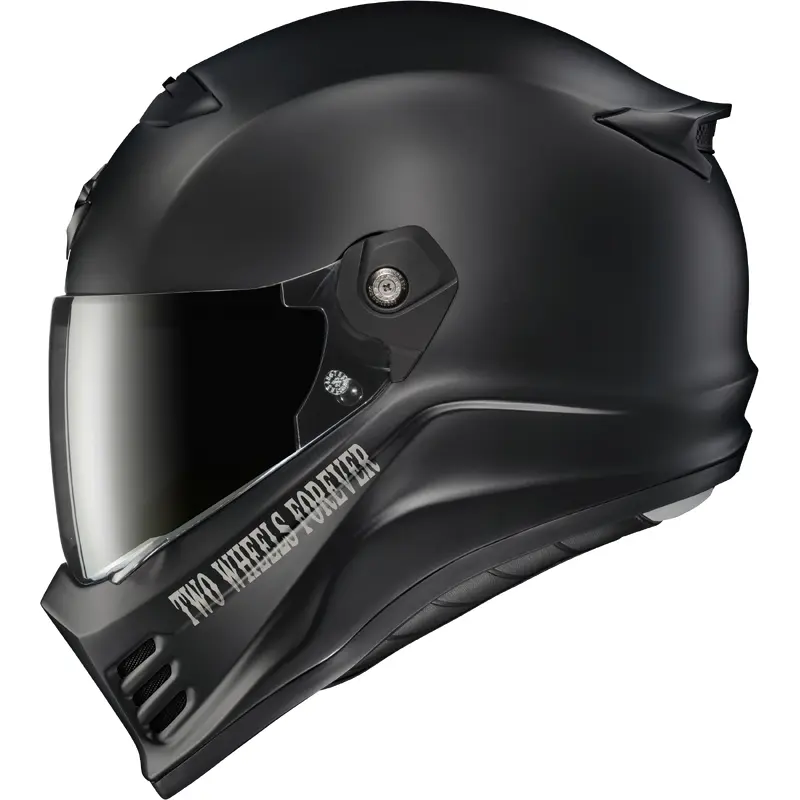 Covert Fx Full Face Helmet Vtwin Visionary Matte Black 2x