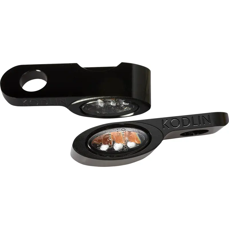 KODLIN USA Turn Signal w/ Running Light - Universal - Black K68510