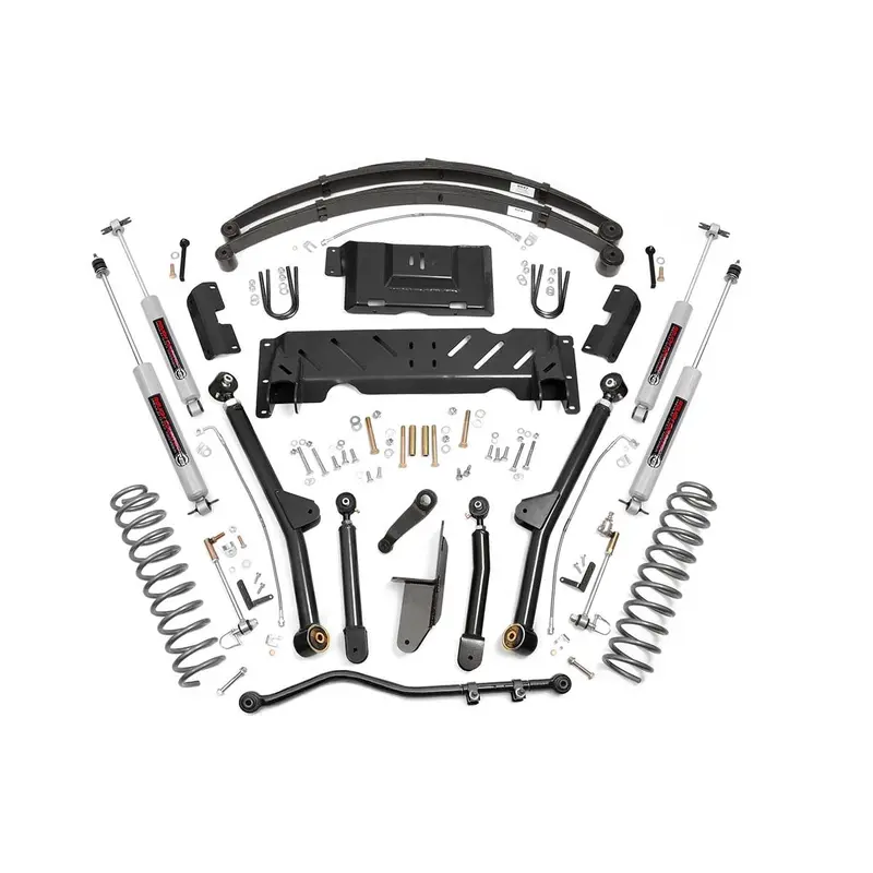 4.5 Inch Lift Kit | Long Arm | RR Leafs | NP242 | Jeep Cherokee XJ 4WD (84-01) | 61722