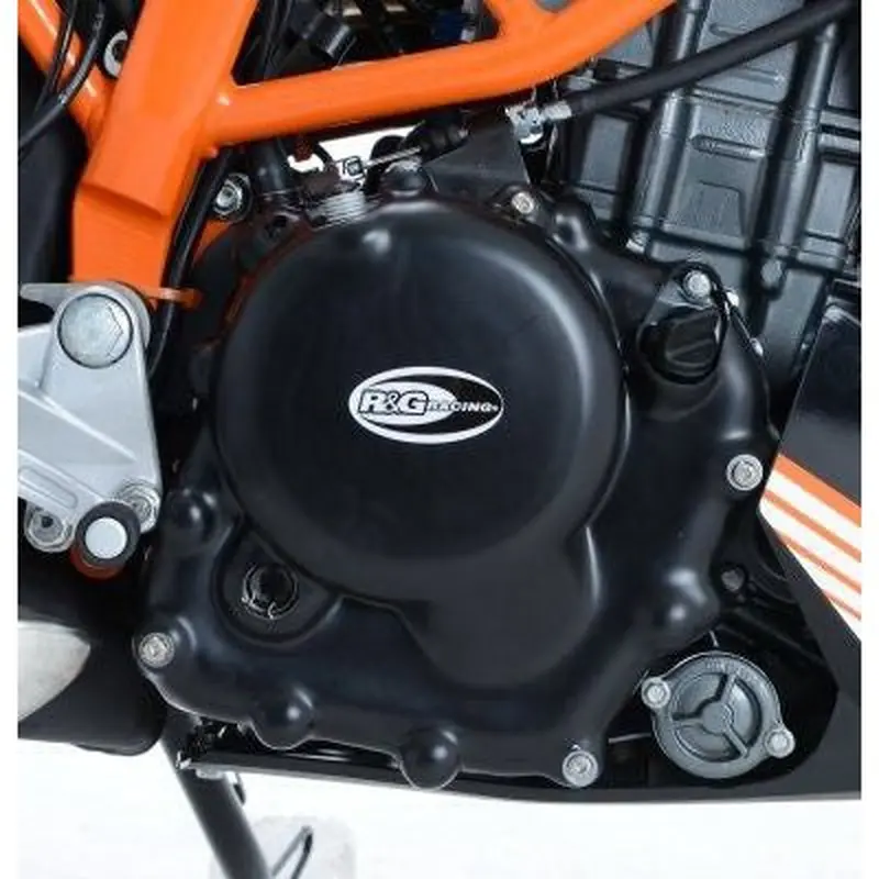R&G Racing Black 2 Piece Engine Case Cover Kit For 2013-2015 KTM 390 Duke
