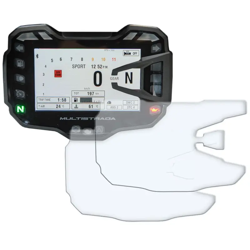 R&G Racing Clear Dashboard Screen Protector Kit DSP-DUC-001CL