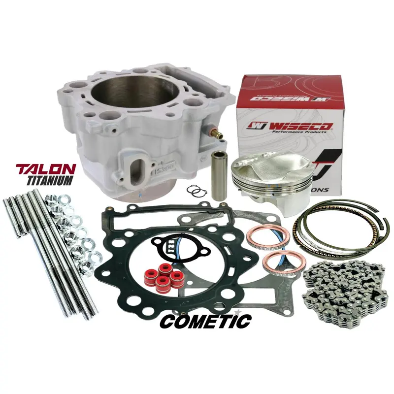 Raptor 700 105.5mm Hi Comp Big Bore Kit 14:1 Wiseco Race Gas 734 Top End Rebuild