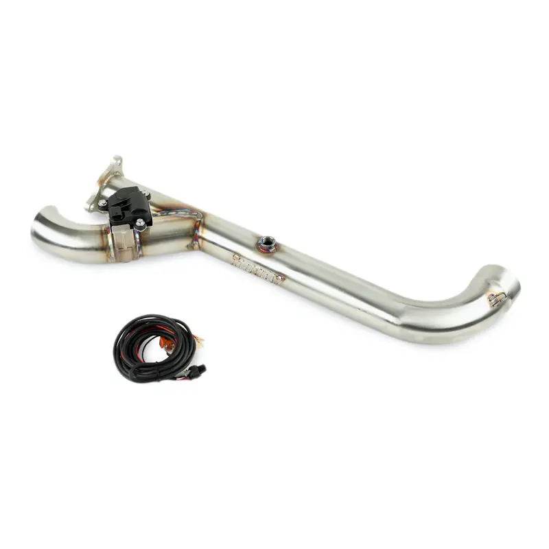 SIDE PIECE Header Pipe with Electronic Cutout - RZR PRO XP / TURBO R