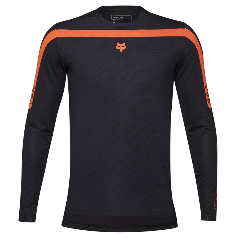 Fox Flexair Aviation Long Sleeve Jersey - M - Dark Sage