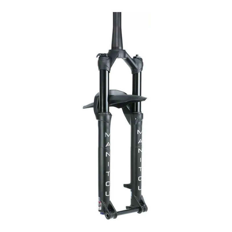 Manitou Machete Fork - 27.5 Inch - 120mm - 15x110mm Boost - 37mm - Bolt Up - Tapered 1 1-8-1.5 Inch - Matte Black